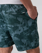 Banks Session Short Unlined 7 | Deep Sea Painted
