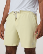 Banks Session Short Unlined 7 | Seed Linen Texture