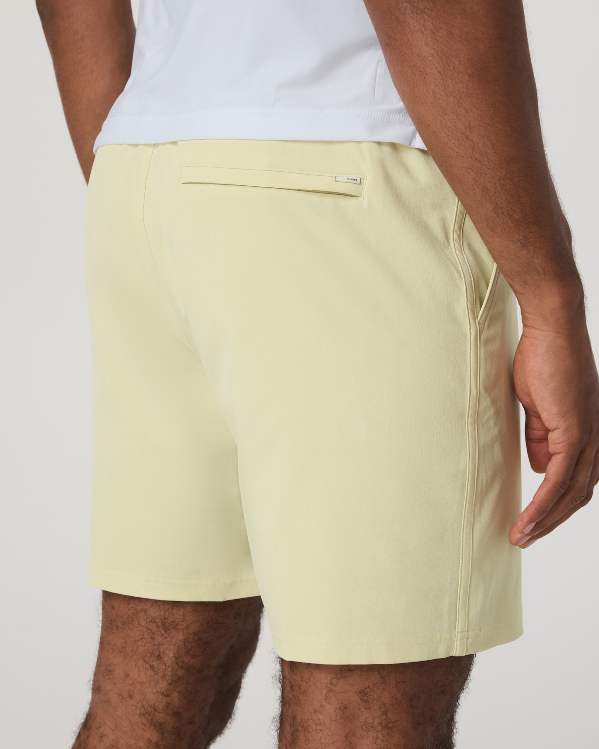 Banks Session Short Unlined 7 | Seed Linen Texture