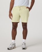 Banks Session Short Unlined 7 | Seed Linen Texture