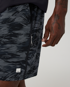 Banks Session Short Unlined 7 | Black Riptide Camo