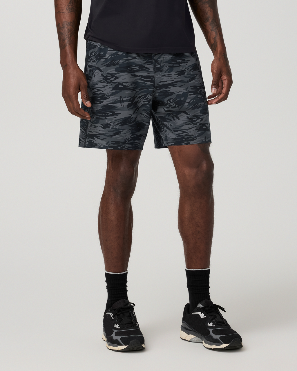 Banks Session Short Unlined 7 | Black Riptide Camo