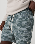 Banks Session Short Unlined 7 | Misty Blue Riptide Camo