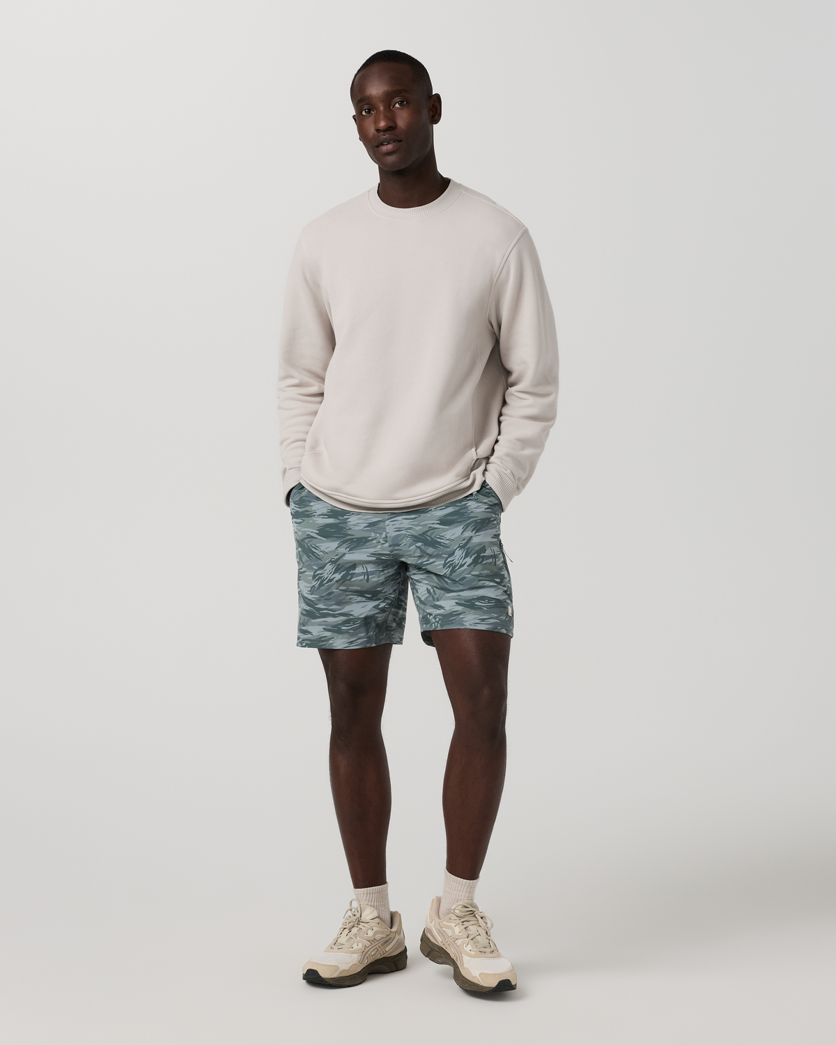 Banks Session Short Unlined 7 | Misty Blue Riptide Camo