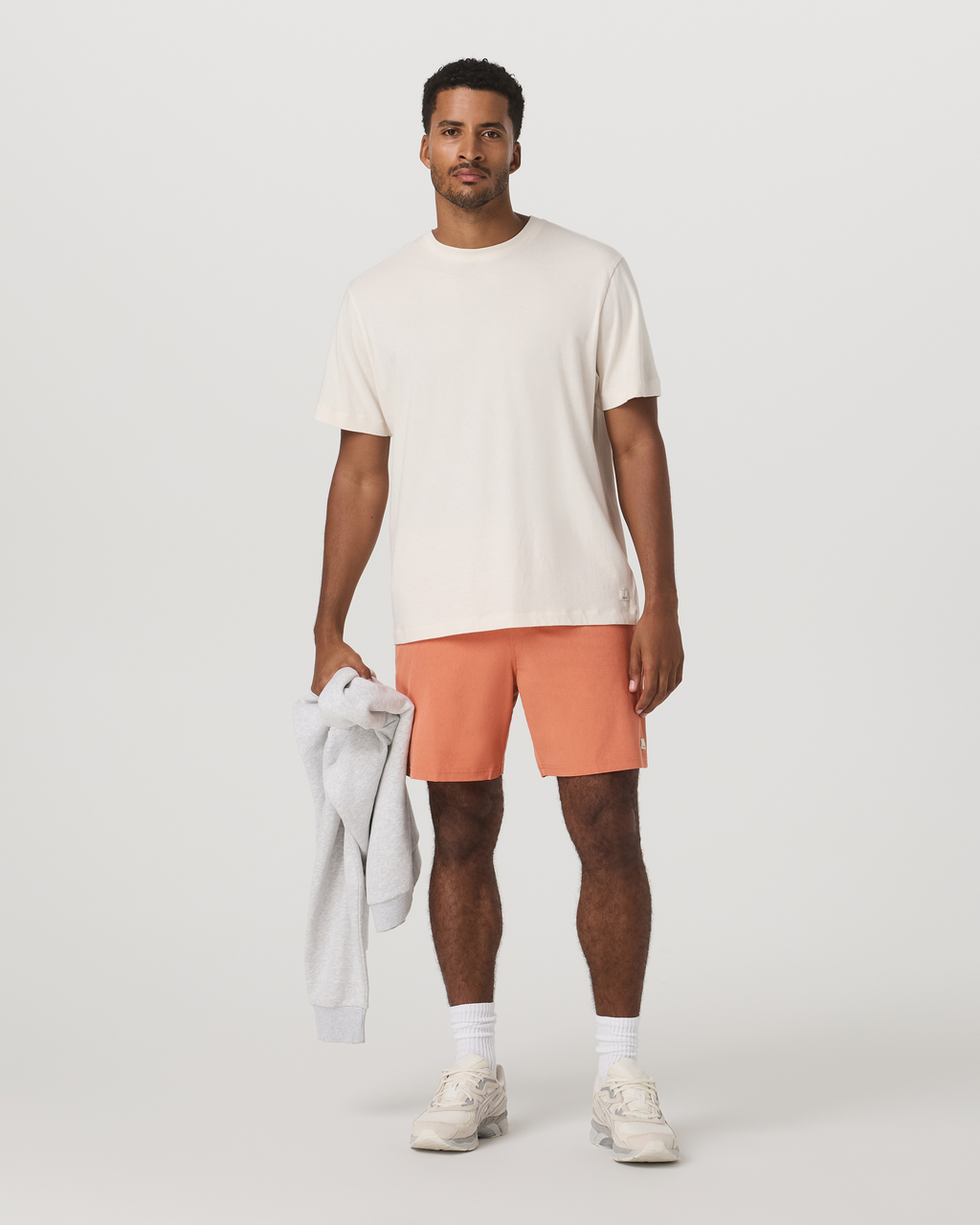 Banks Session Short Unlined 7 | Washed Brick Linen Texture