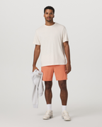 Banks Session Short Unlined 7 | Washed Brick Linen Texture