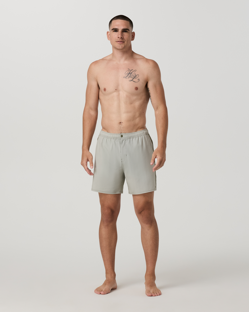 Banks Resort Short | Herb Micro Stripe
