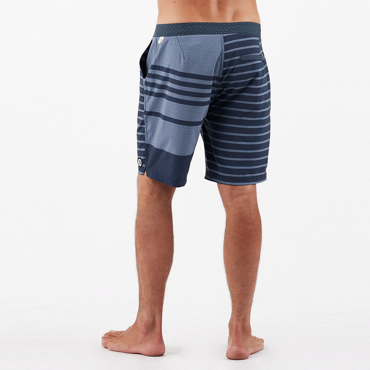 Equator Boardshort | Navy Asym Block