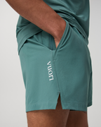 Crosscourt Short Unlined 5 | Dark Cyan