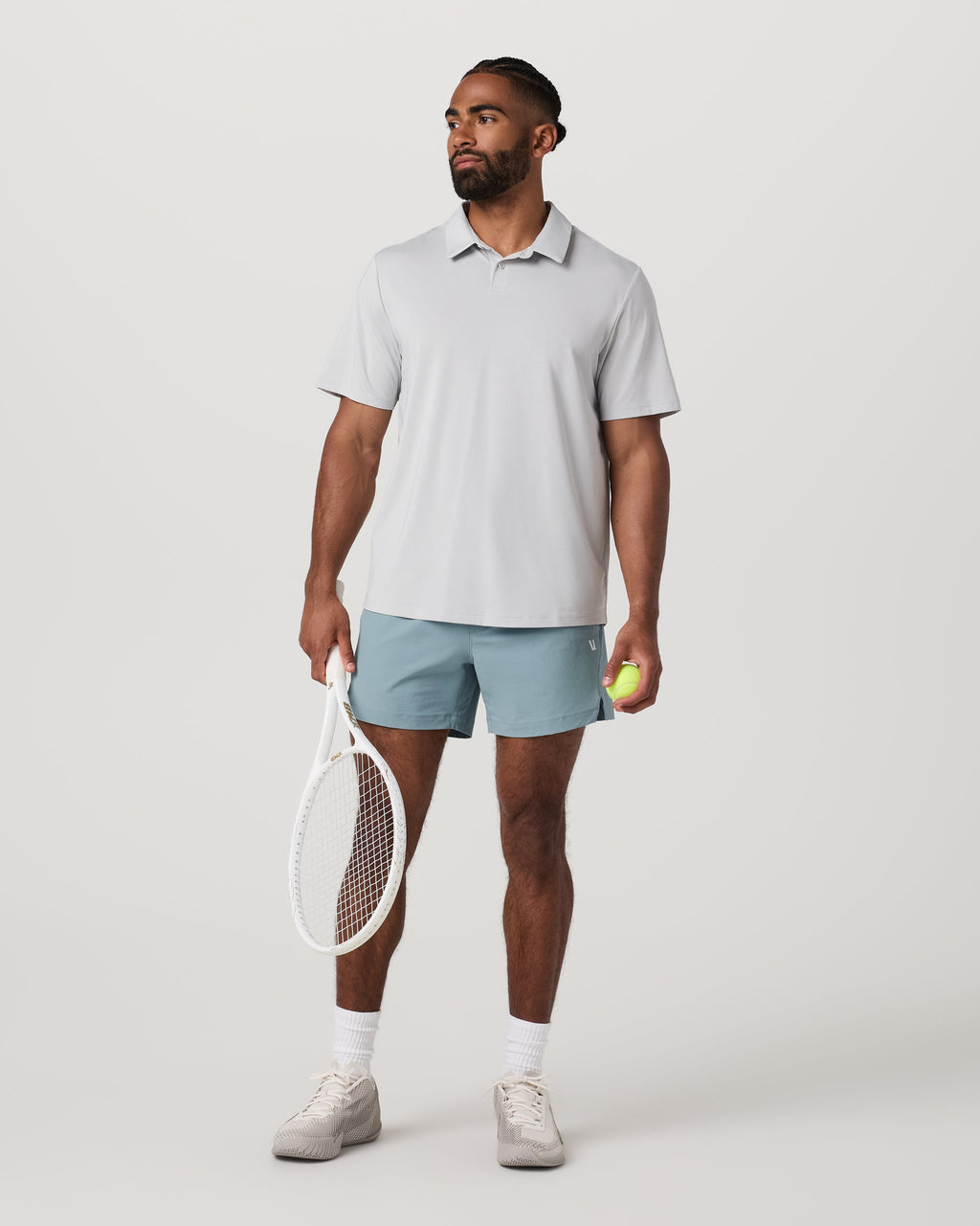 Crosscourt Short Unlined 5 | Mist