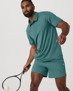 Crosscourt Short Unlined 7 | Dark Cyan