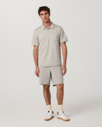Aim Short 8 | Khaki Linen Texture