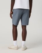 Aim Short 8 | Bay Blue Linen Texture
