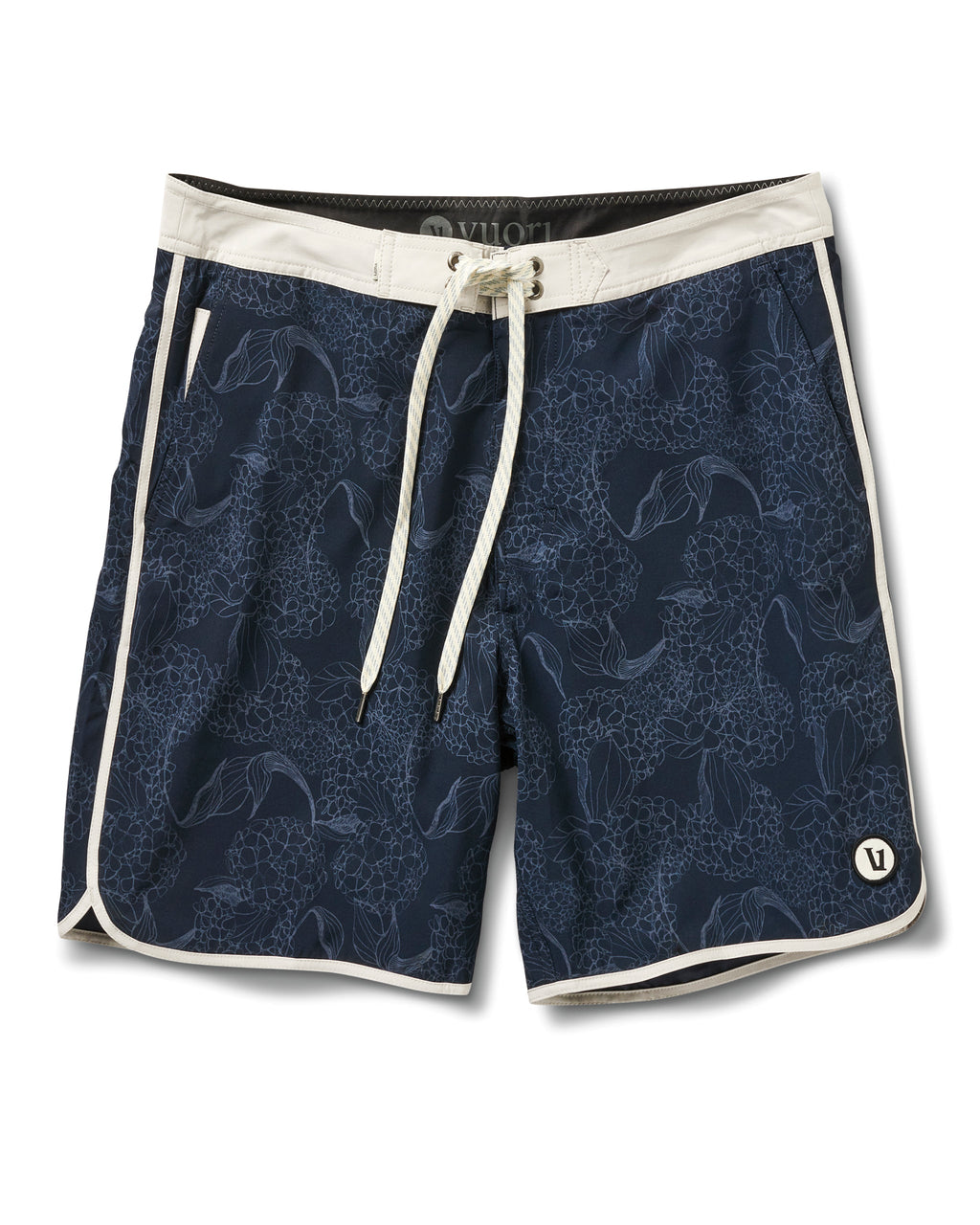 Cruise Boardshort | Ink Hydrangea