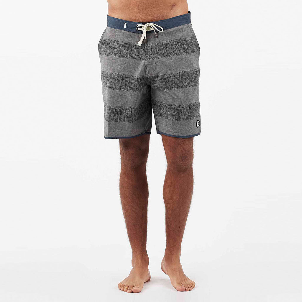 Cruise Boardshort | Grey Texture Stripe