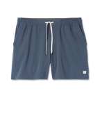 Banks Session Short Unlined 5 | Azure Linen Texture