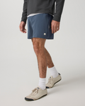 Banks Session Short Unlined 5 | Azure Linen Texture