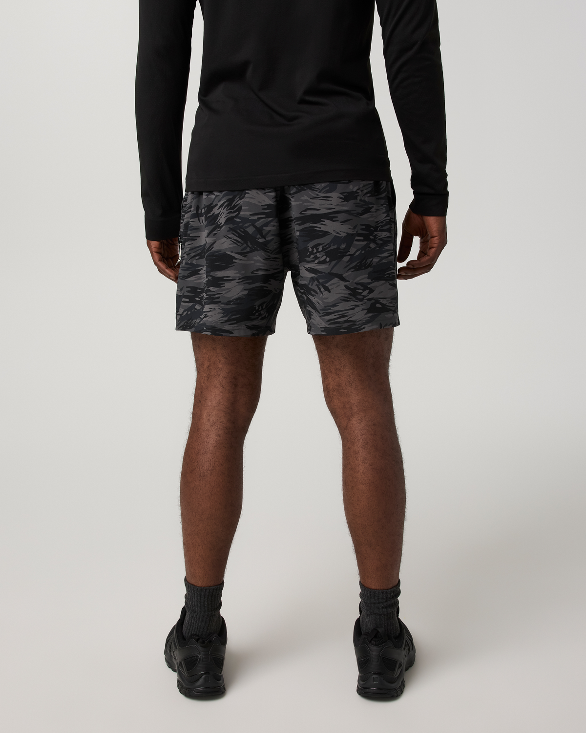 Banks Session Short Unlined 5 | Black Riptide Camo