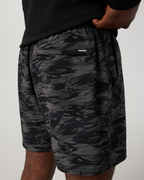 Banks Session Short Unlined 5 | Black Riptide Camo