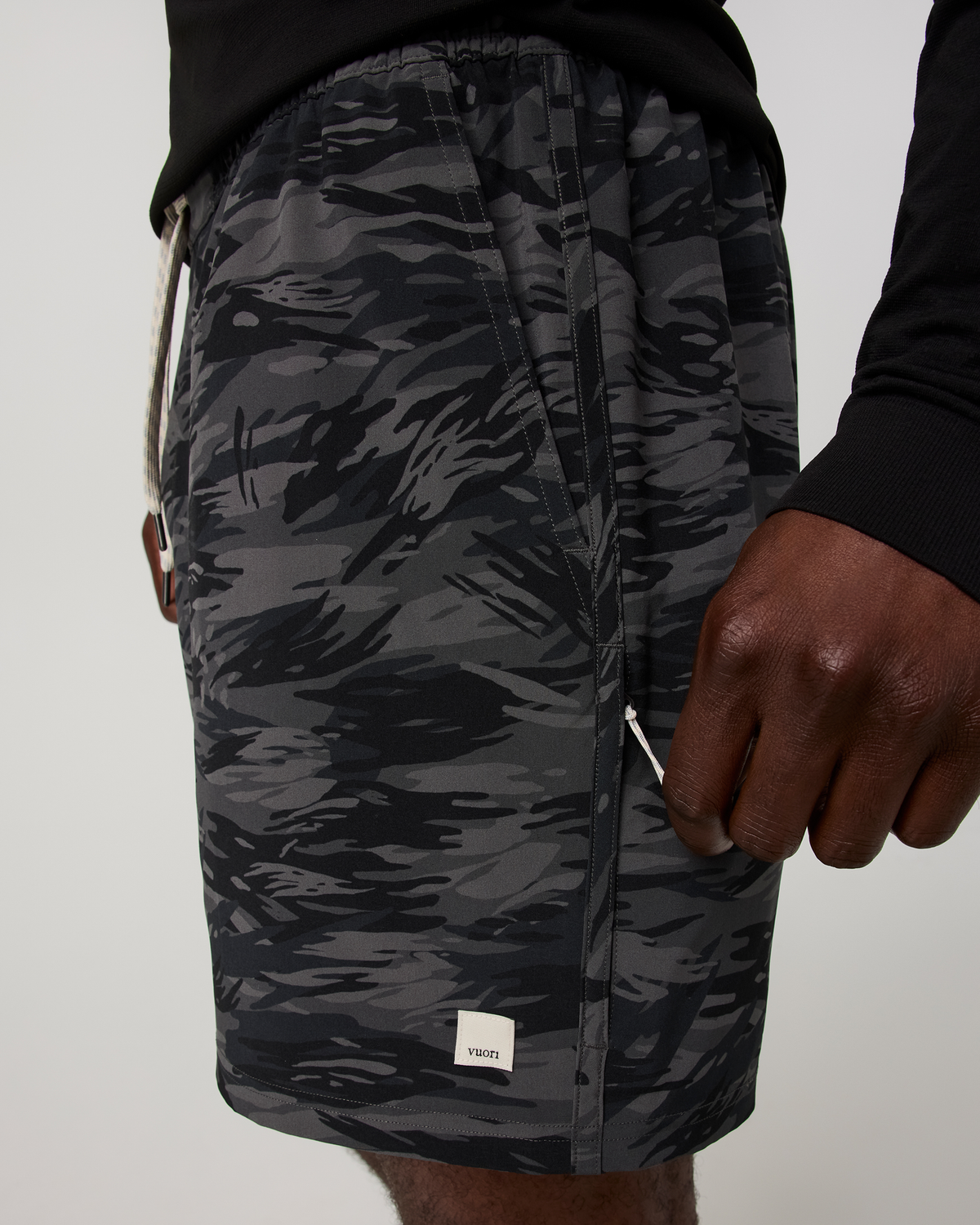 Banks Session Short Unlined 5 | Black Riptide Camo