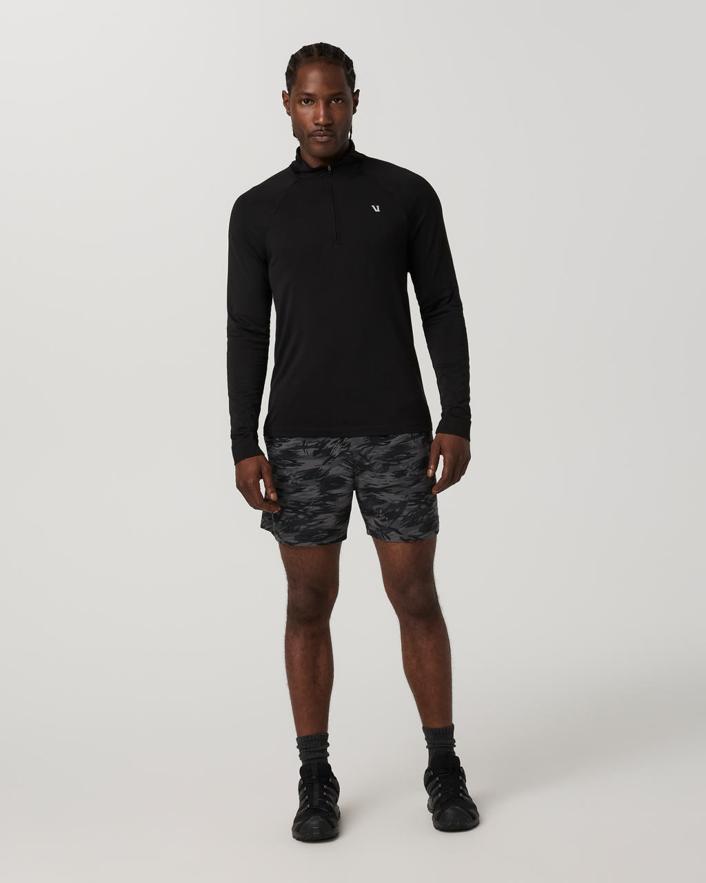 Banks Session Short Unlined 5 | Black Riptide Camo