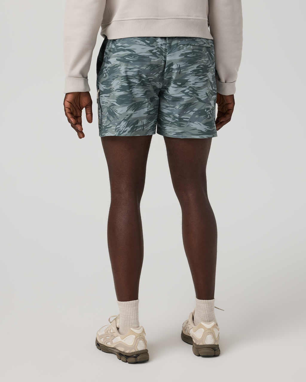 Banks Session Short Unlined 5 | Misty Blue Riptide Camo