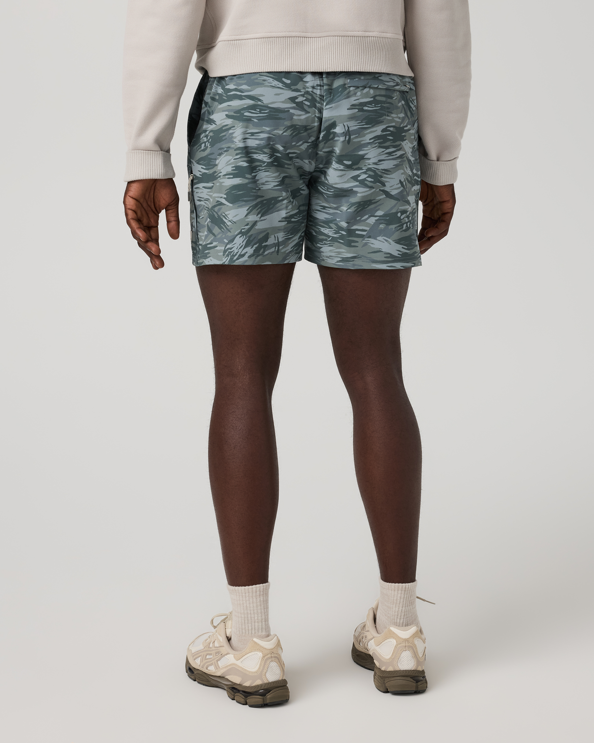 Banks Session Short Unlined 5 | Misty Blue Riptide Camo