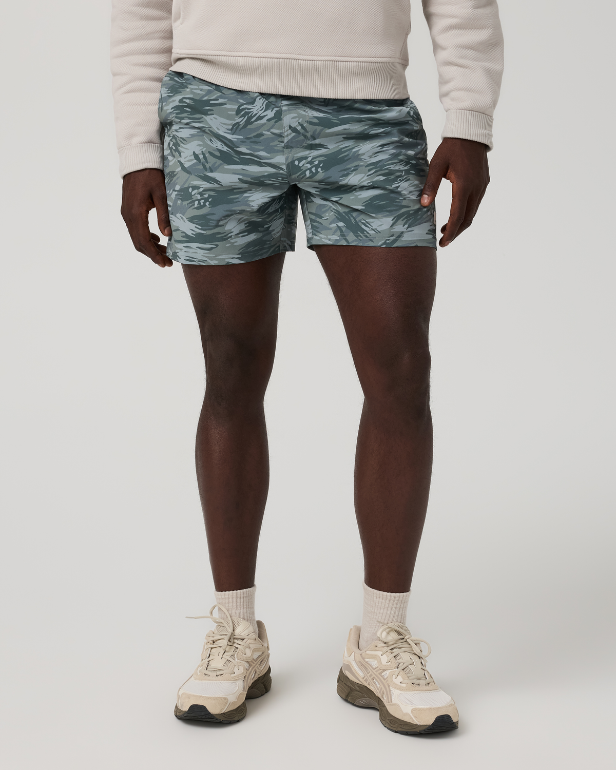 Banks Session Short Unlined 5 | Misty Blue Riptide Camo