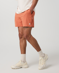 Banks Session Short Unlined 5 | Washed Brick Linen Texture