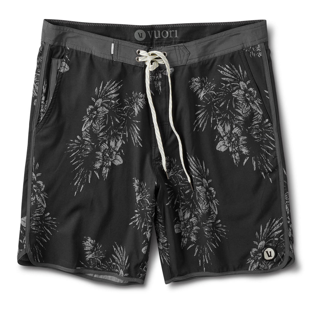 Cruise Boardshort | Black Vintage Floral