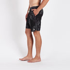 Cruise Boardshort | Black Vintage Floral