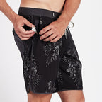 Cruise Boardshort | Black Vintage Floral