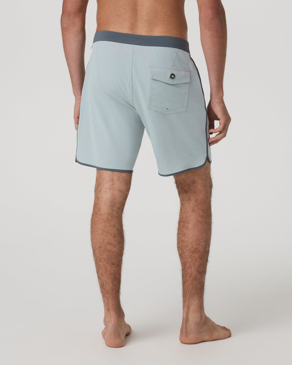 Cruise Boardshort 7 | Blue Haze Linen Texture
