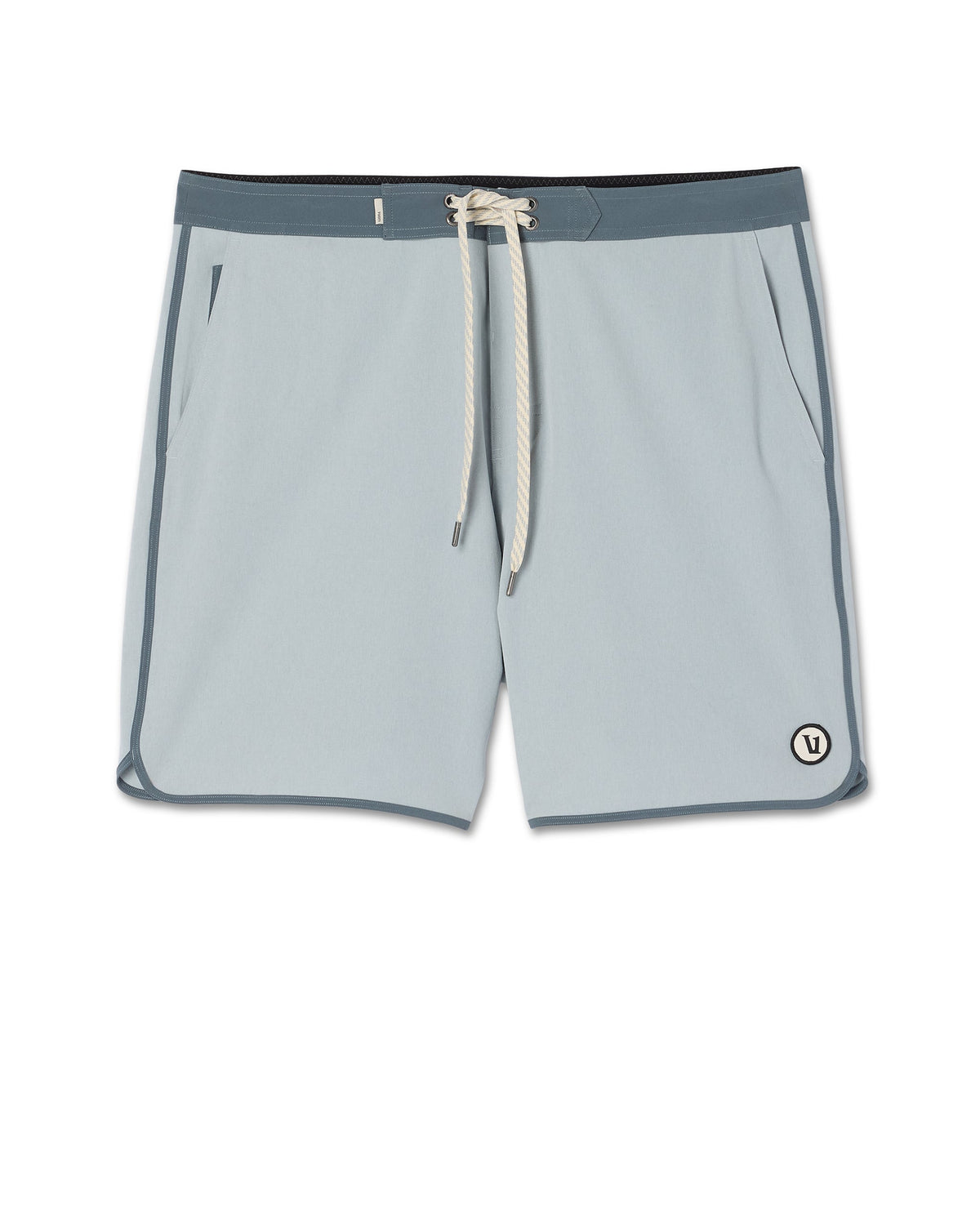 Cruise Boardshort 7 | Blue Haze Linen Texture