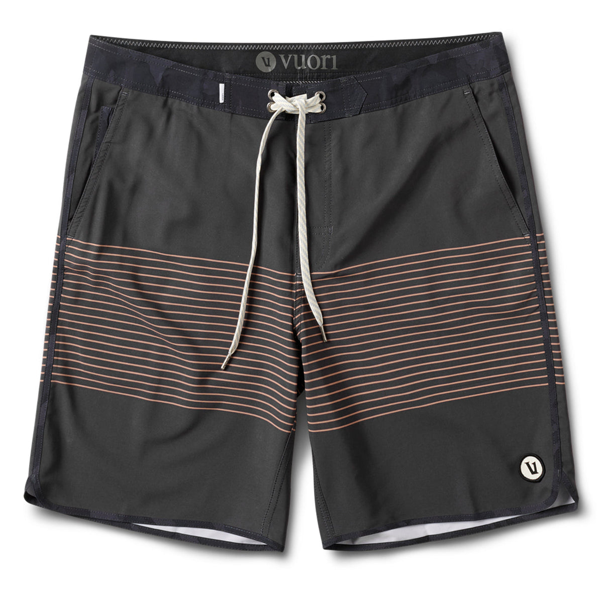 Cruise Boardshort | Charcoal Acorn Stripe