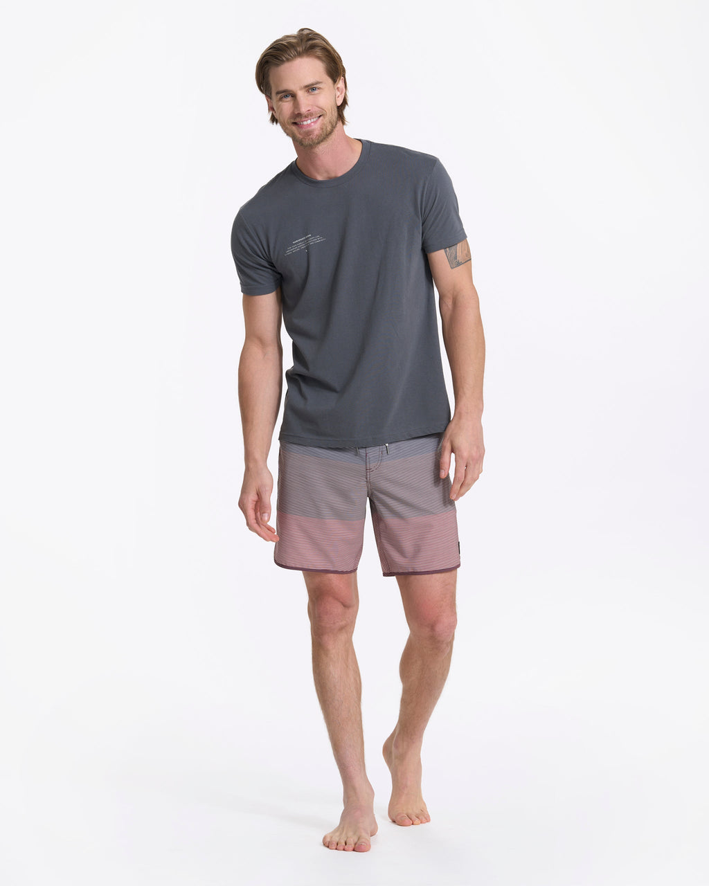 Cruise Boardshort | Chestnut Wave Stripe