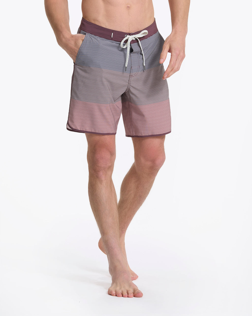Cruise Boardshort | Chestnut Wave Stripe