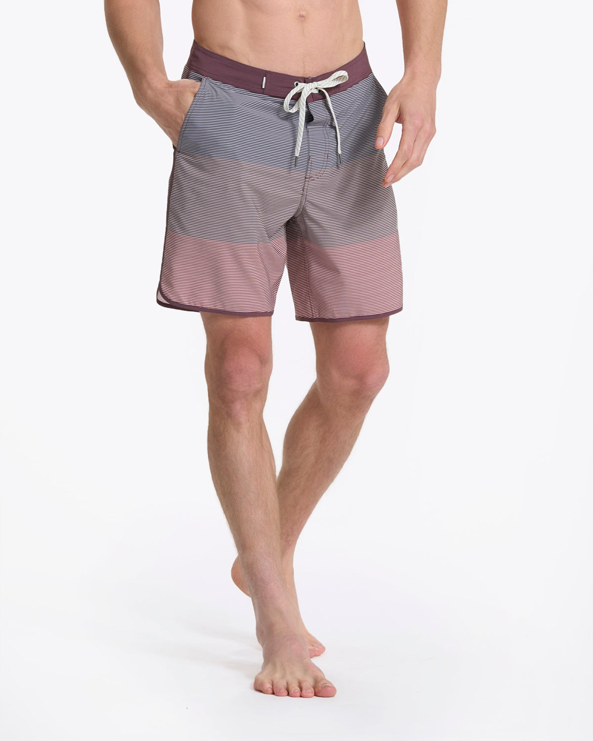Cruise Boardshort | Chestnut Wave Stripe