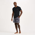 Cruise Boardshort | Charcoal Vintage Leaf