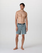 Cruise Boardshort 7 | Dusty Blue Linen Texture