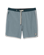 Cruise Boardshort 7 | Dusty Blue Linen Texture