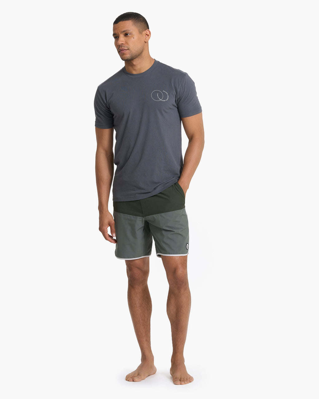 Cruise Boardshort | Dusty Pine Colorblock