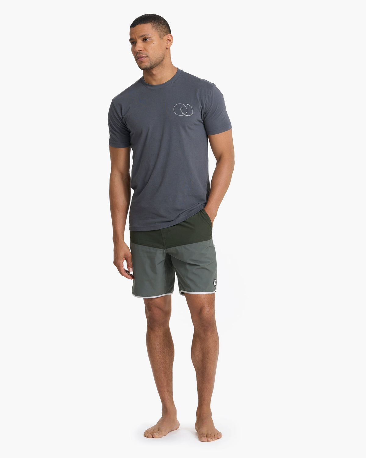 Cruise Boardshort | Dusty Pine Colorblock