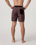 Cruise Boardshort 7 | Dusty Plum Thatch