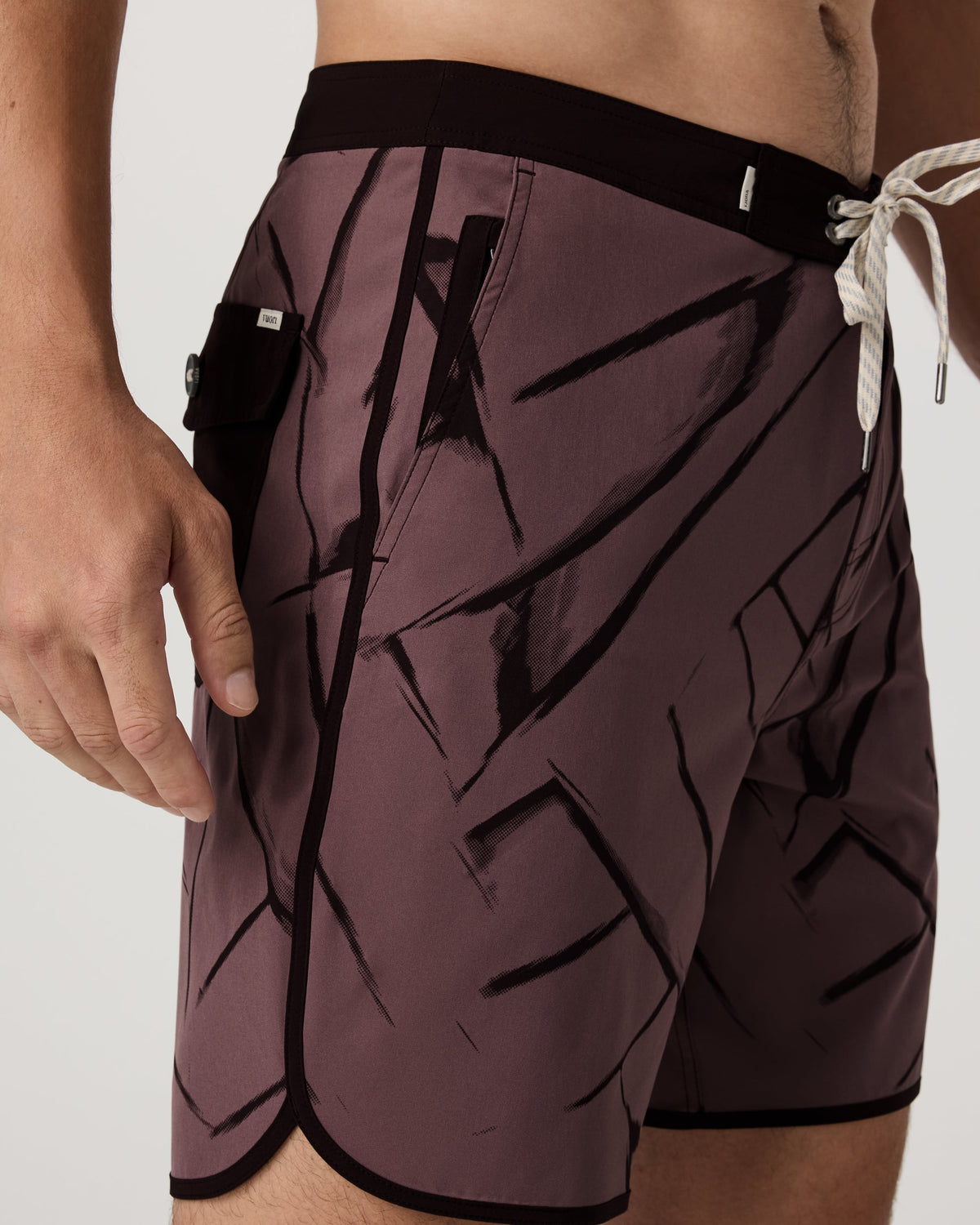 Cruise Boardshort 7 | Dusty Plum Thatch