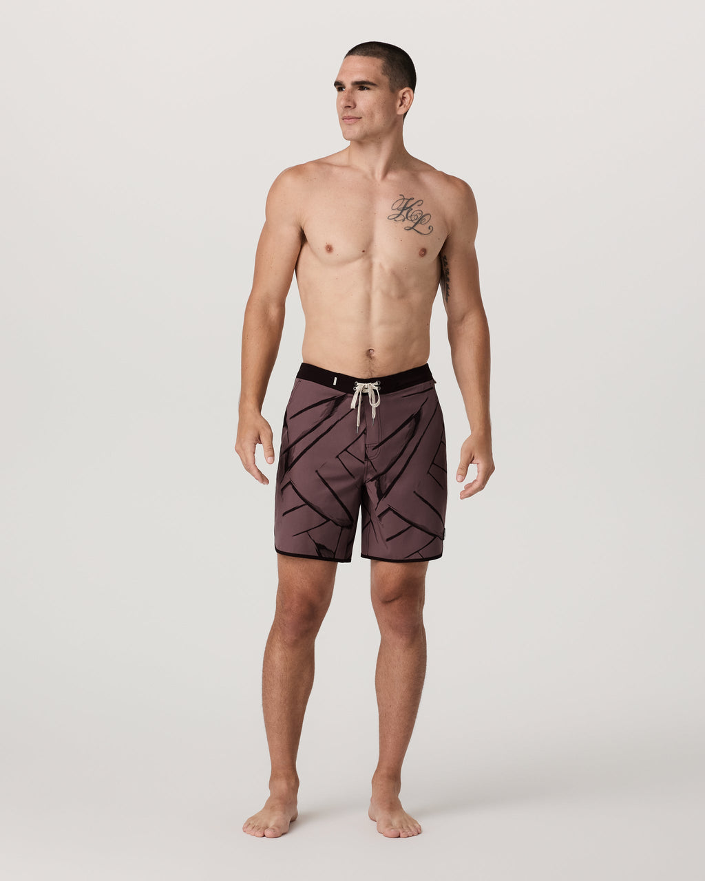 Cruise Boardshort 7 | Dusty Plum Thatch