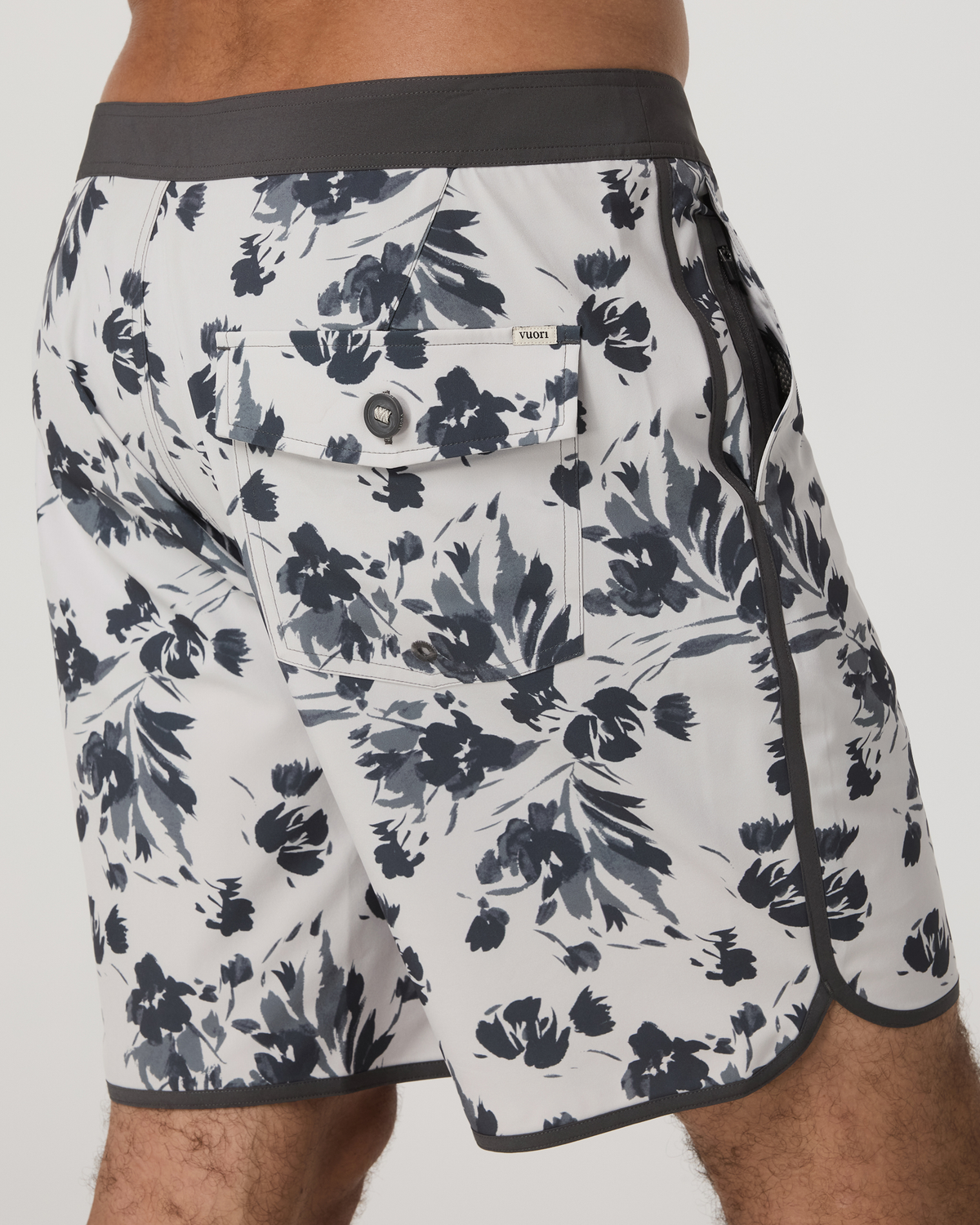 Cruise Boardshort 7 | Frost Grey Fleur