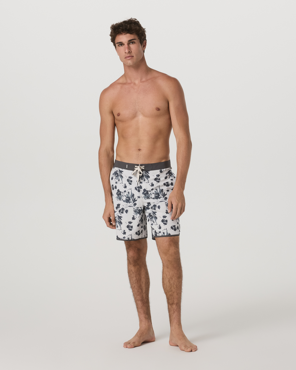 Cruise Boardshort 7 | Frost Grey Fleur