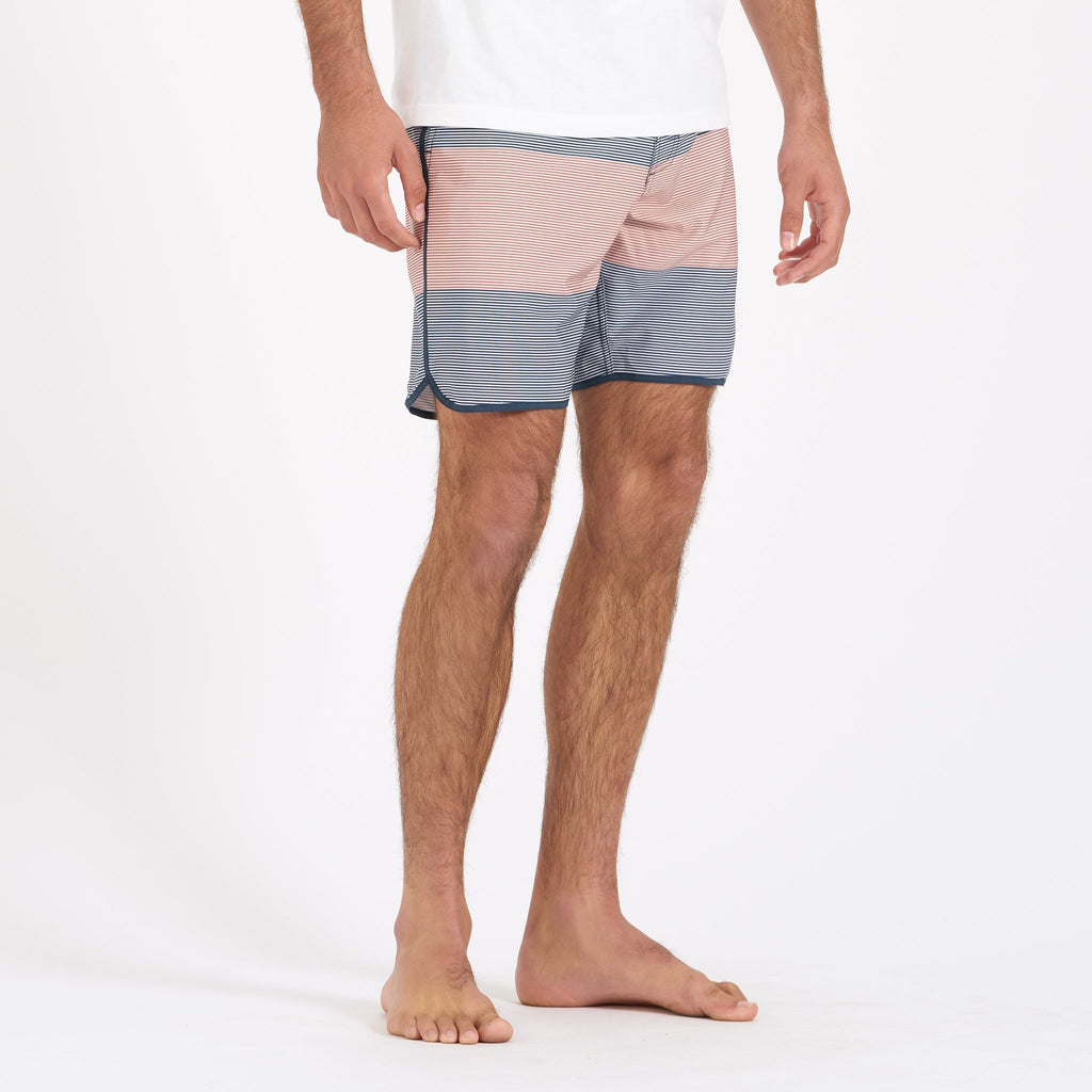 Cruise Boardshort | Indigo Wave Stripe
