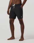 Cruise Boardshort 7 | Black Solid Waistband